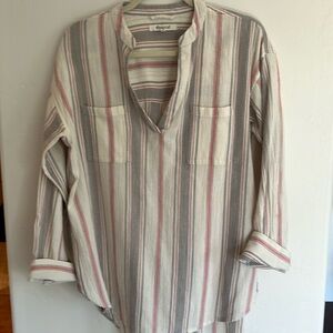 RIP CURL long sleeve tunic top-Womens small